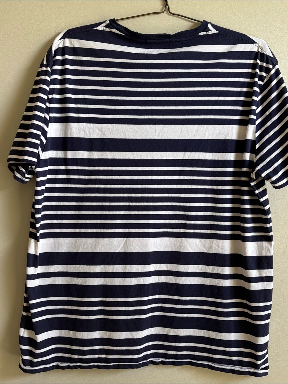 Ralph Lauren Navy and White Striped Short-Sleeve Pocket Tee - Picture 5 of 5